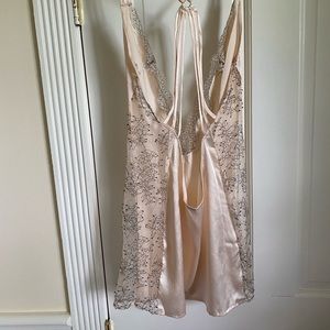 Victoria’s Secret satin and lace slip XS